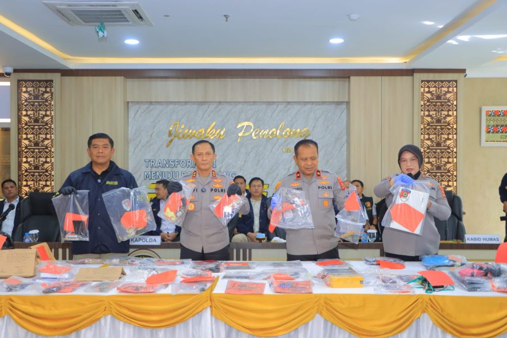 Polda Lampung Berhasil Ungkap 75 Kasus Street Crime dalam 19 Hari, 95 Tersangka Diamankan