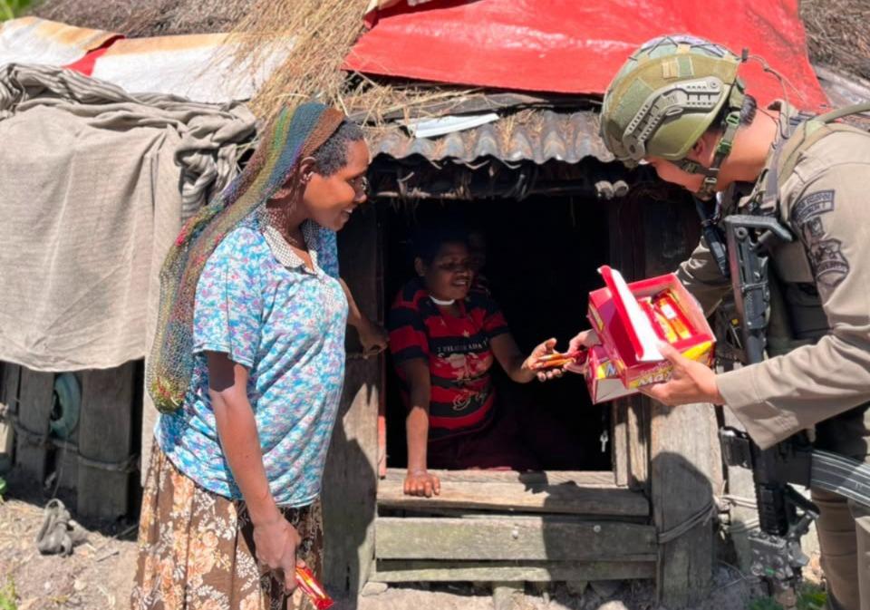 Satgas Operasi Damai Cartenz Intensifkan Patroli di Distrik Sinak untuk Jaga Kondusivitas Wilayah